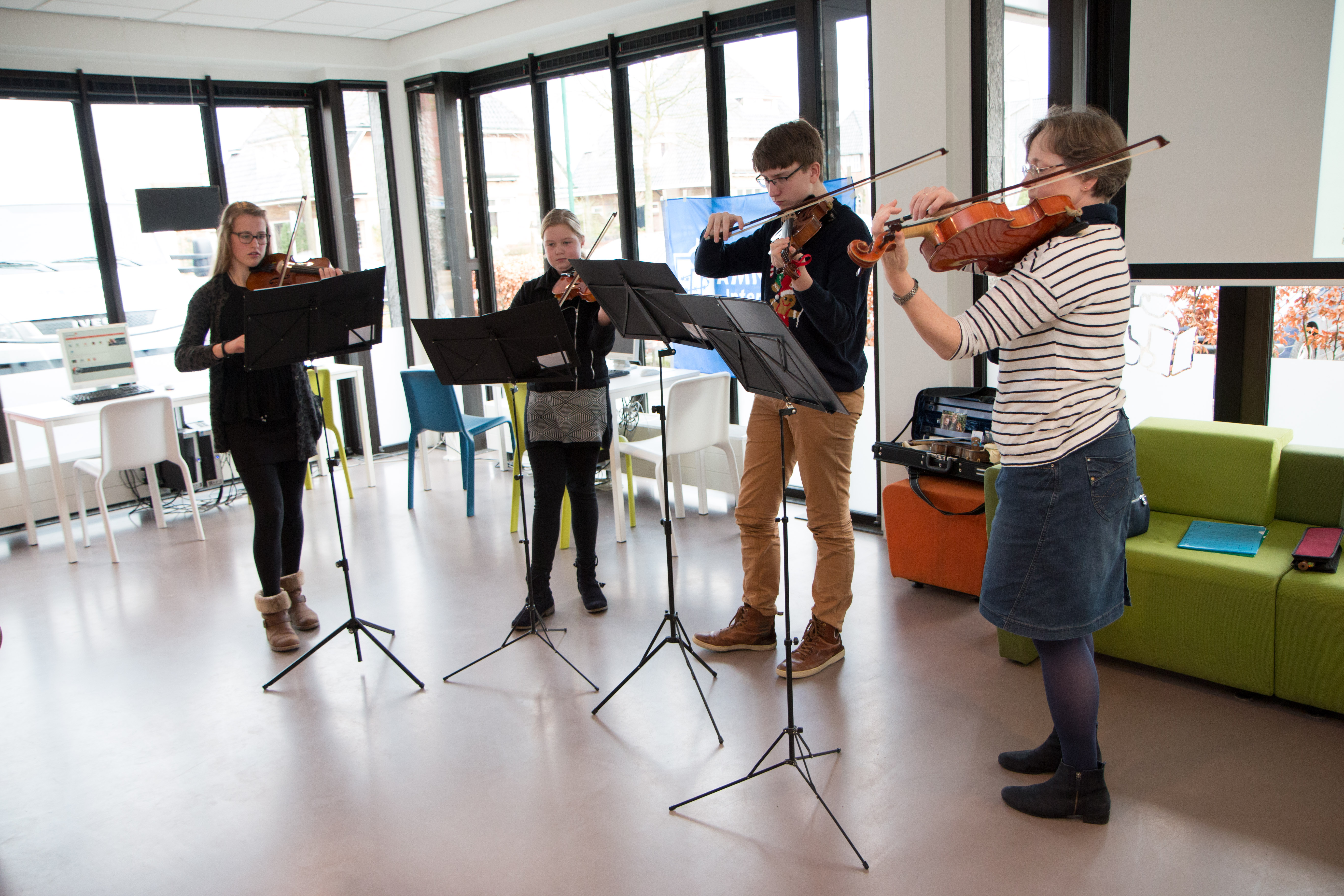 Muzikale ondersteuning Muziekschool Woudenberg